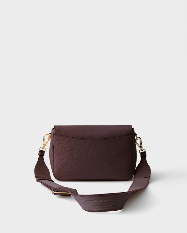 Leather shoulder bag - Burgundy Leather shoulder bag - Burgundy
