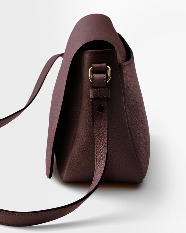 Leather shoulder bag - Burgundy Leather shoulder bag - Burgundy