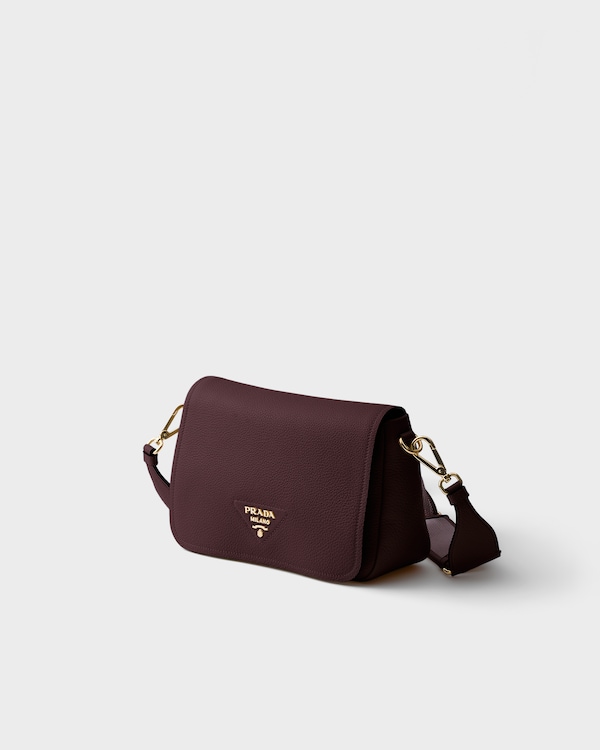 Leather shoulder bag - Burgundy Leather shoulder bag - Burgundy