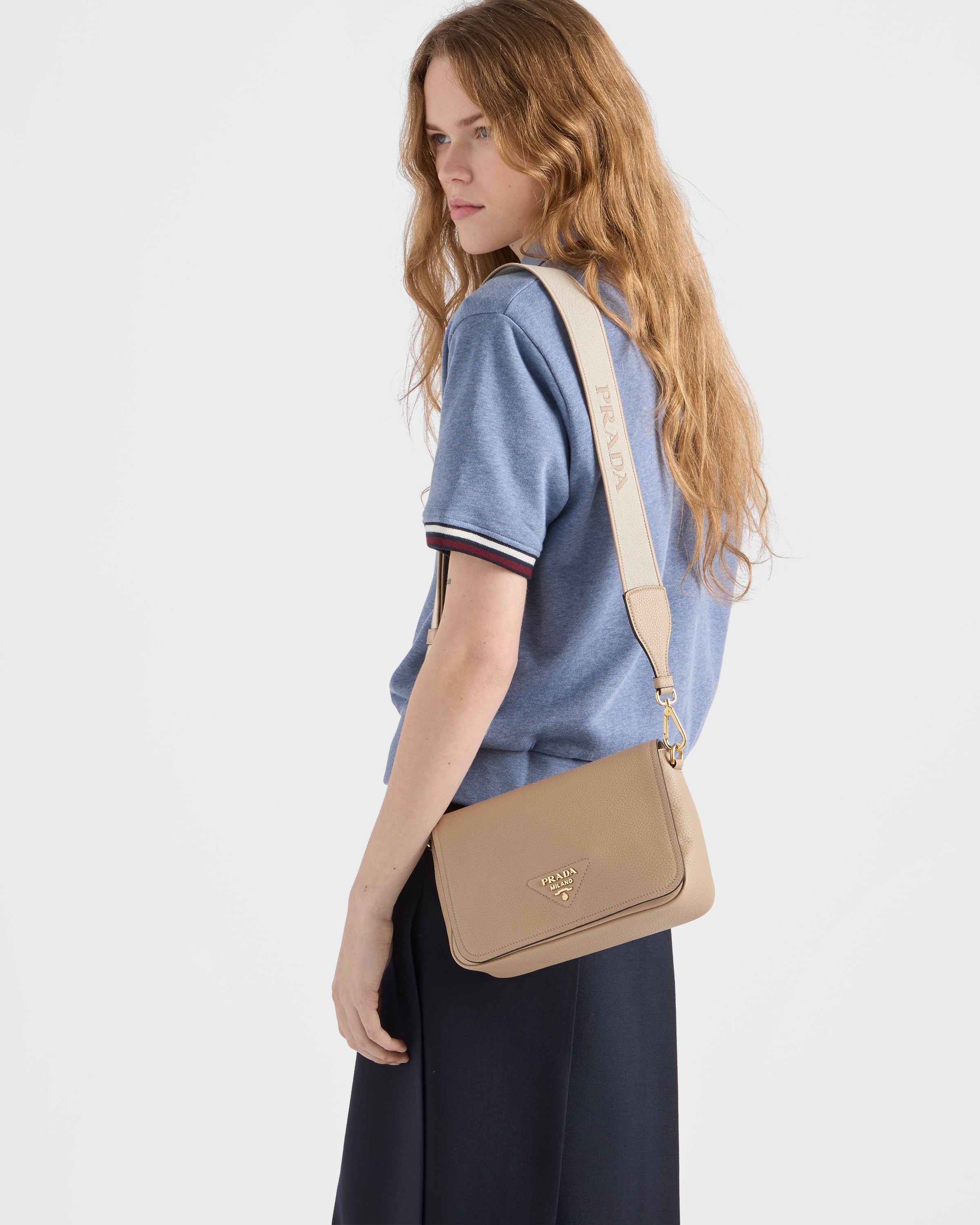 カメオ ヴィッテロダイノソフトレザー ショルダーバッグ | PRADA - 日本