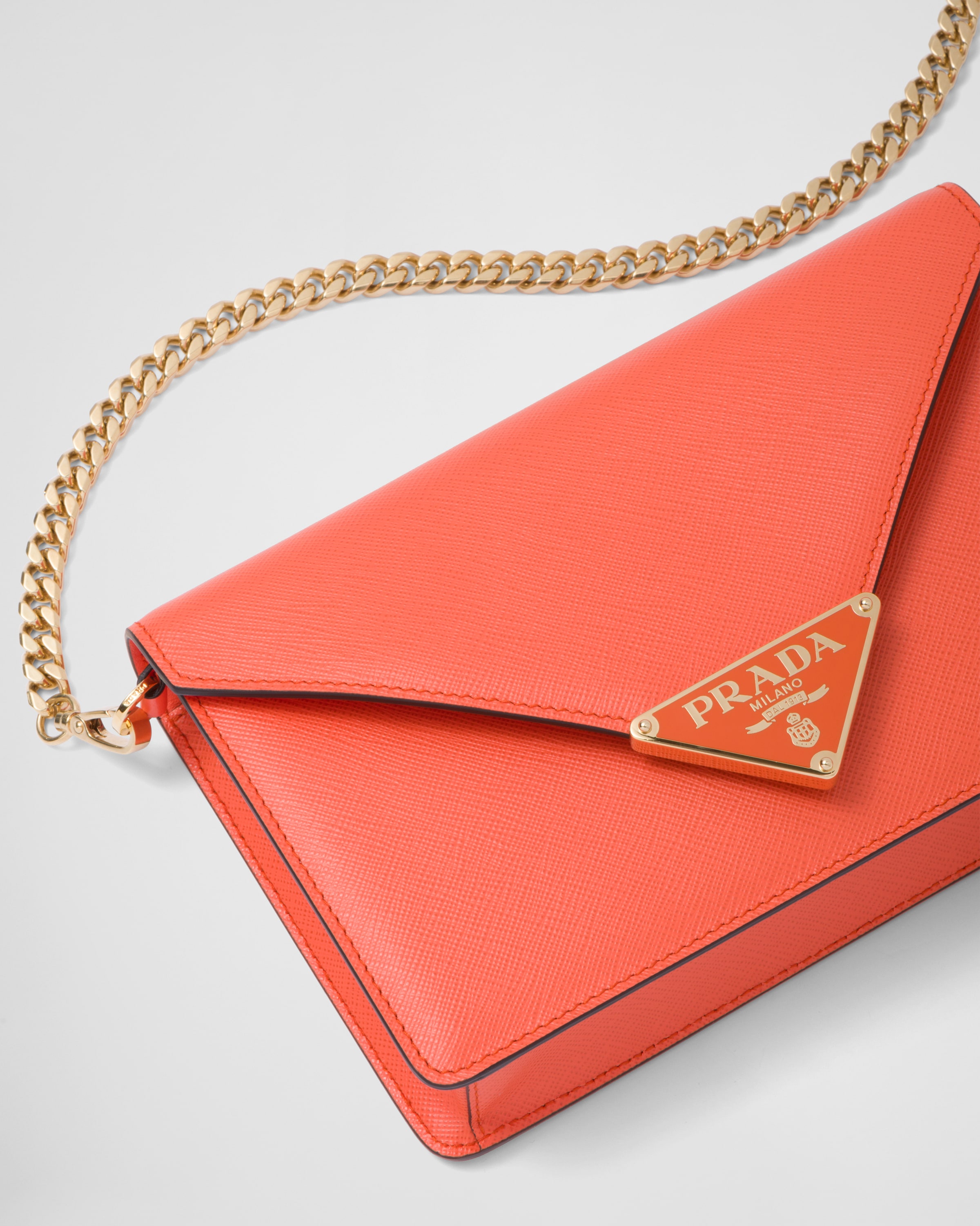 Saffiano leather shoulder bag