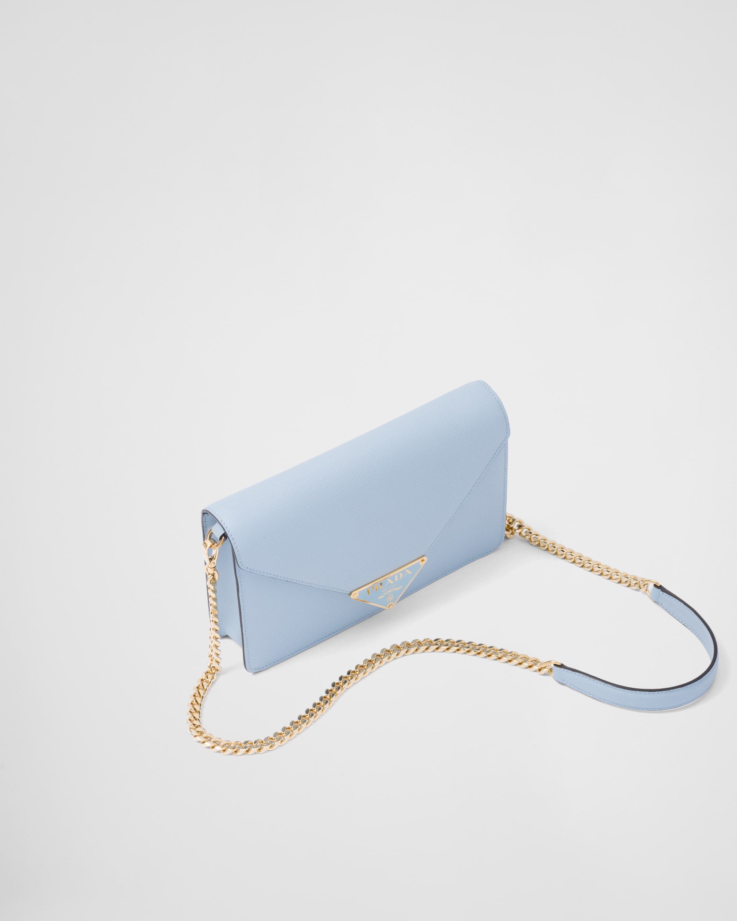 Prada حقيبة كتف من جلد سافيانو 3