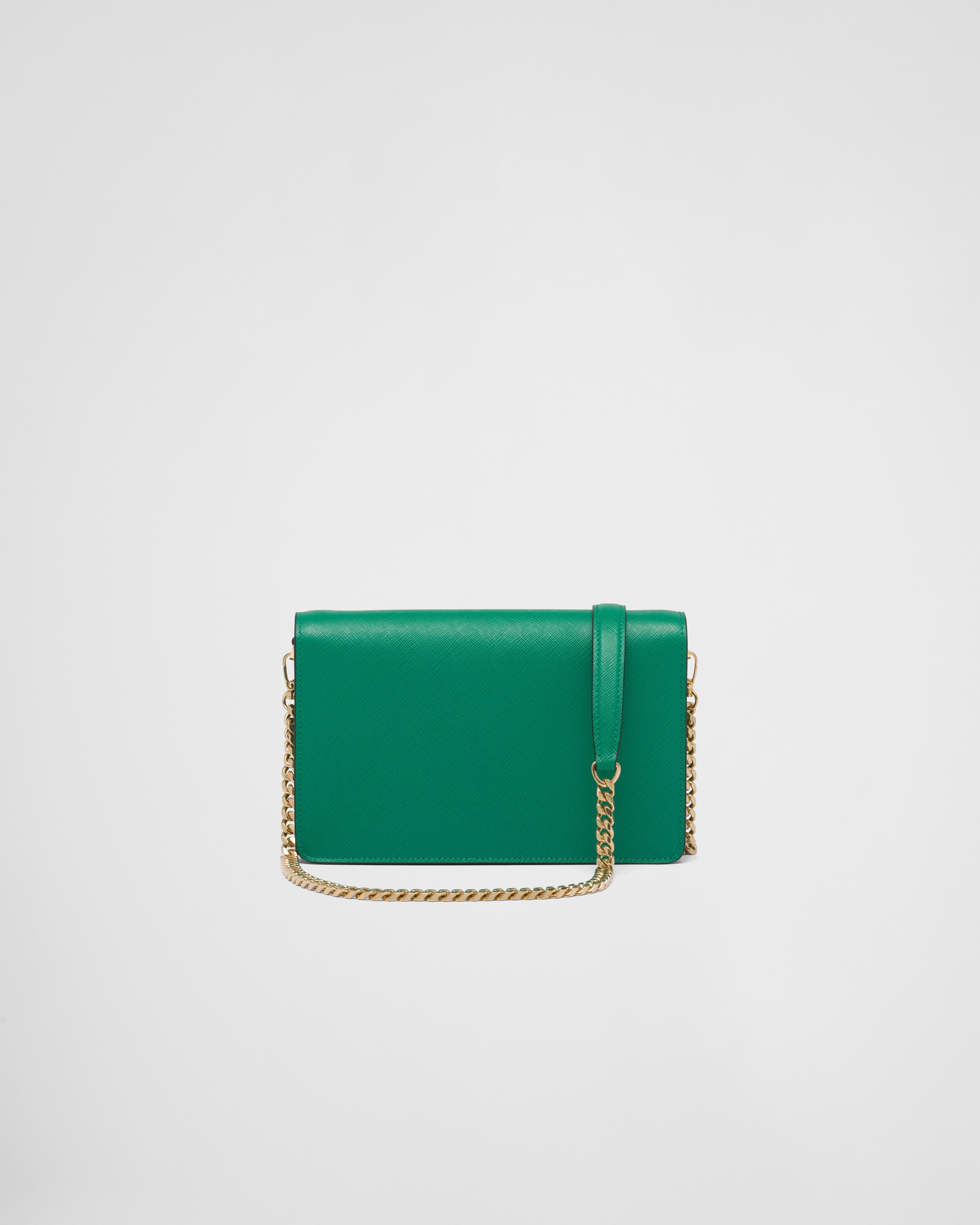 Prada حقيبة كتف من جلد سافيانو 4