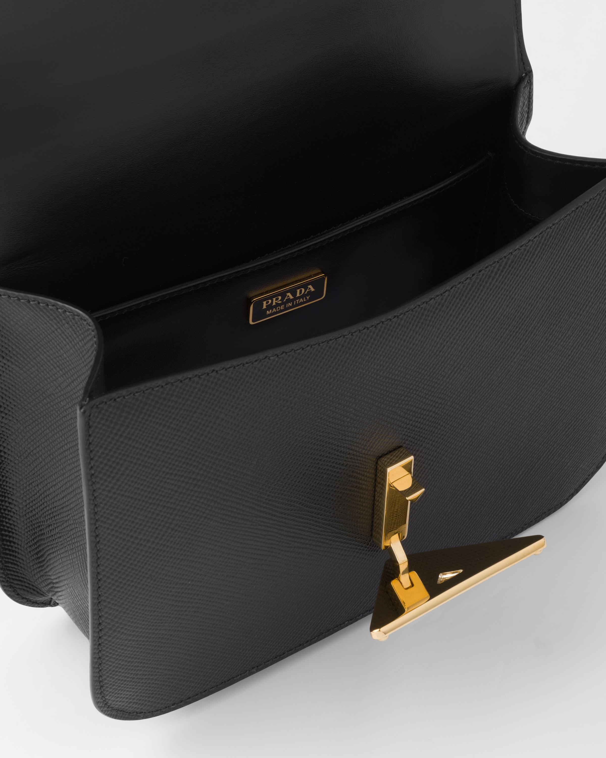 Sac porté épaule en cuir Saffiano
