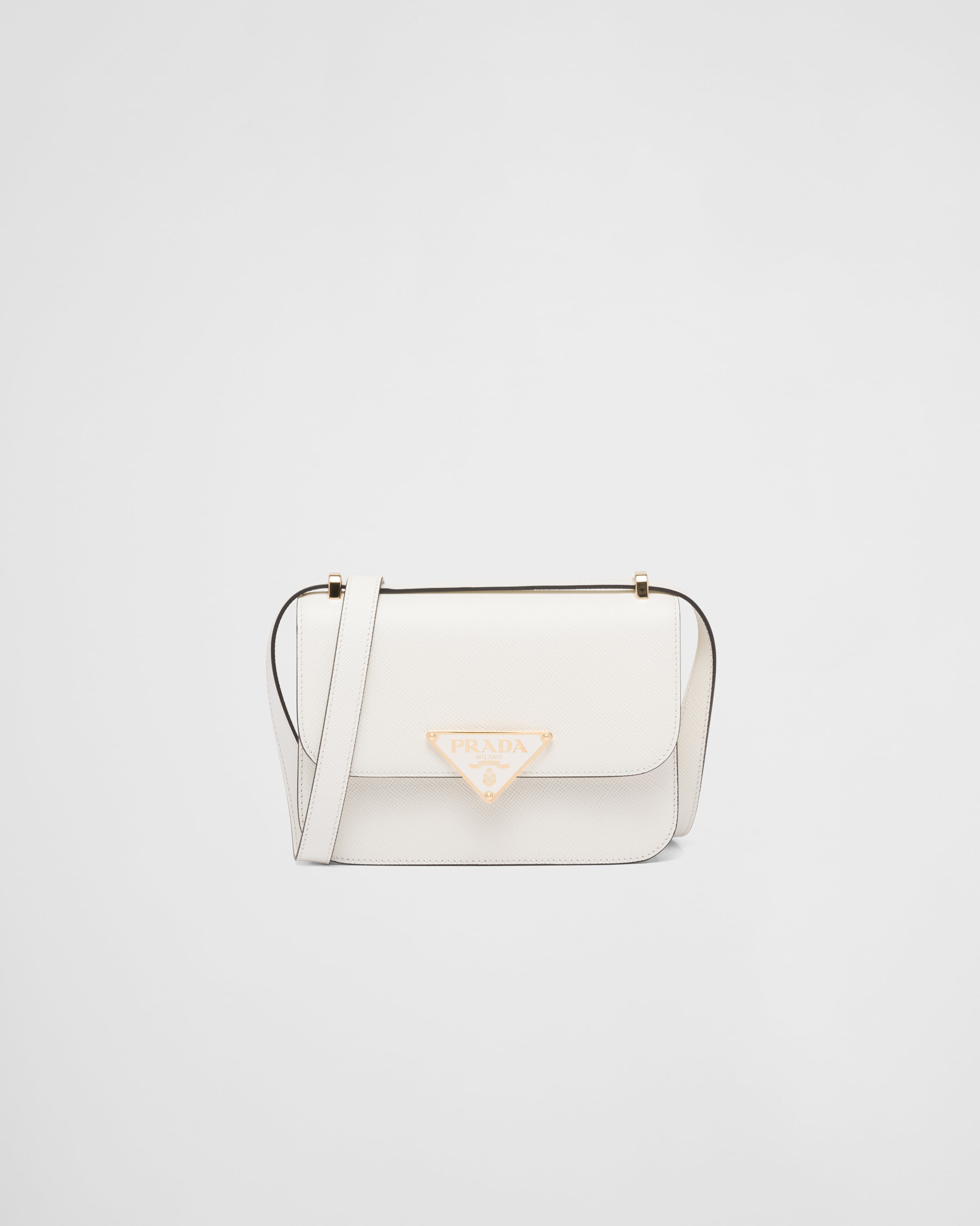 White prada saffiano bag sales