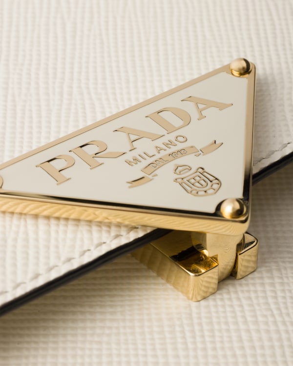 Saffiano leather flap shoulder bag Saffiano leather flap shoulder bag