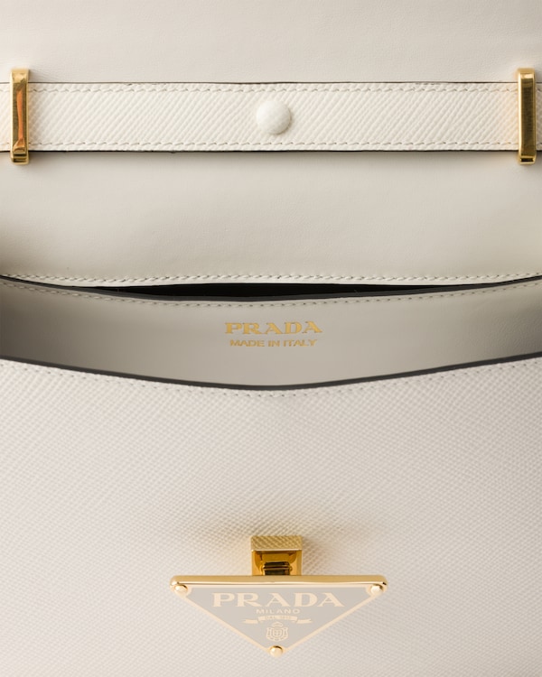 Saffiano leather flap shoulder bag Saffiano leather flap shoulder bag