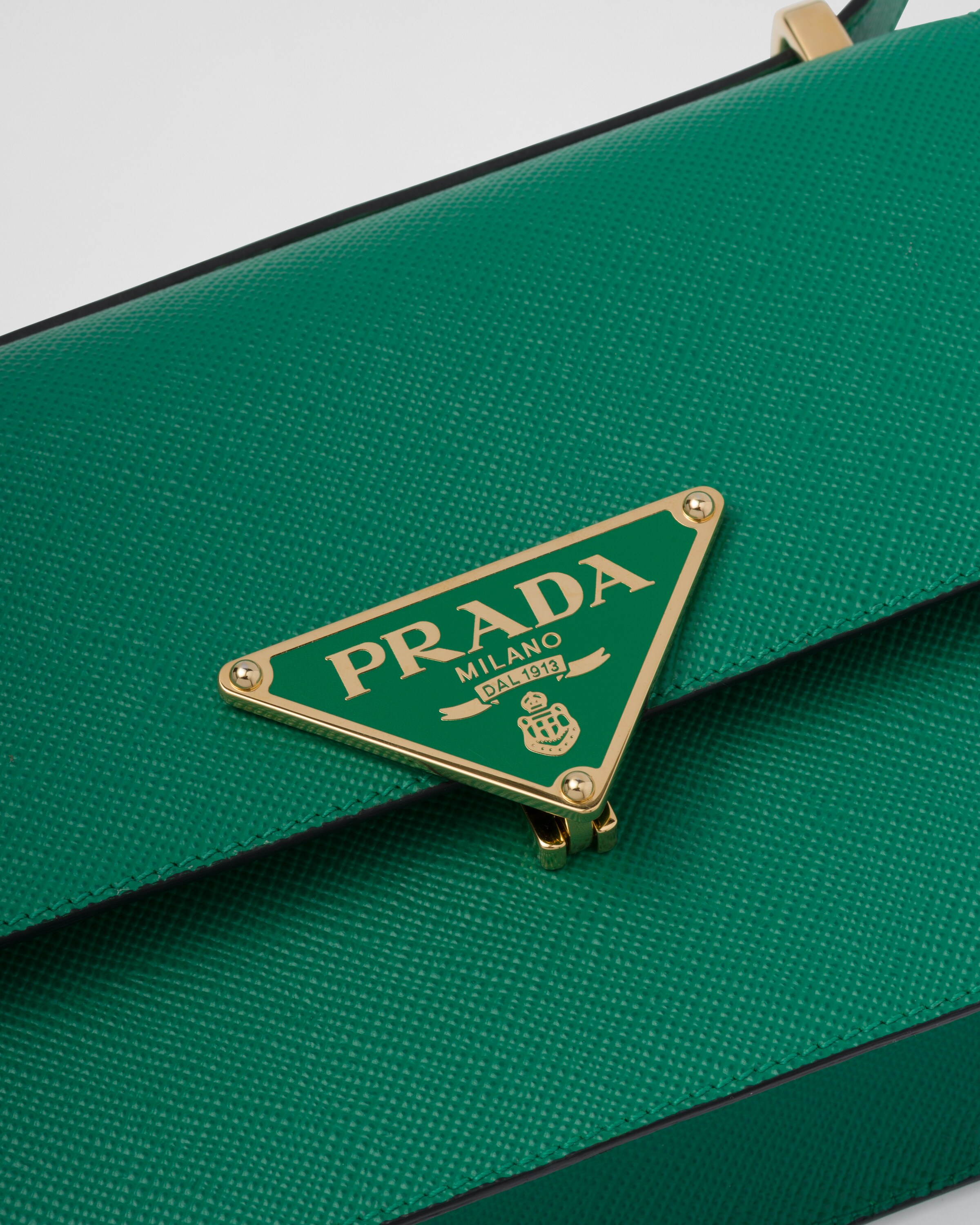Mango Prada Emblème Saffiano Shoulder Bag PRADA