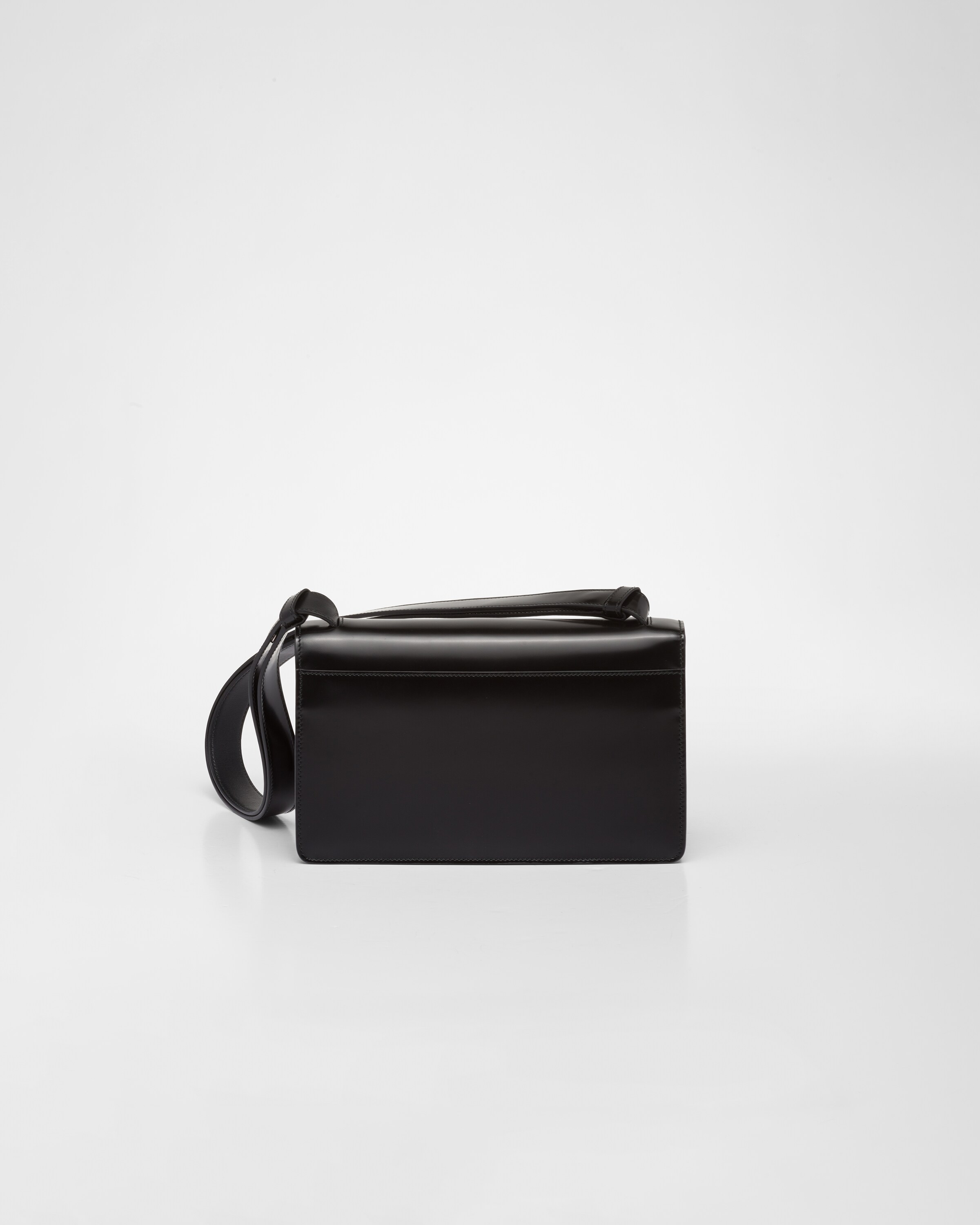 Prada Emblème brushed-leather bag