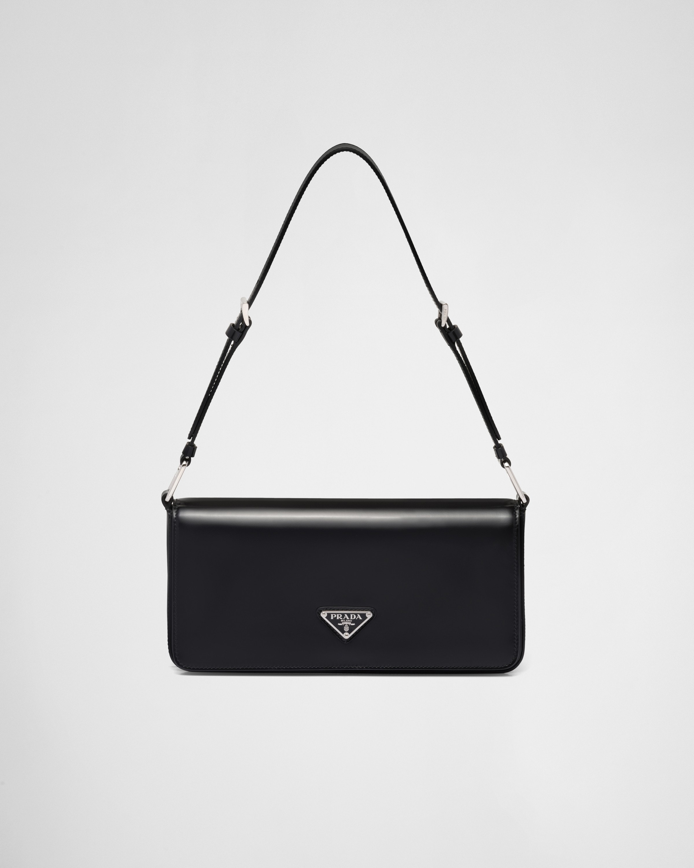 Brushed leather Prada Femme bag