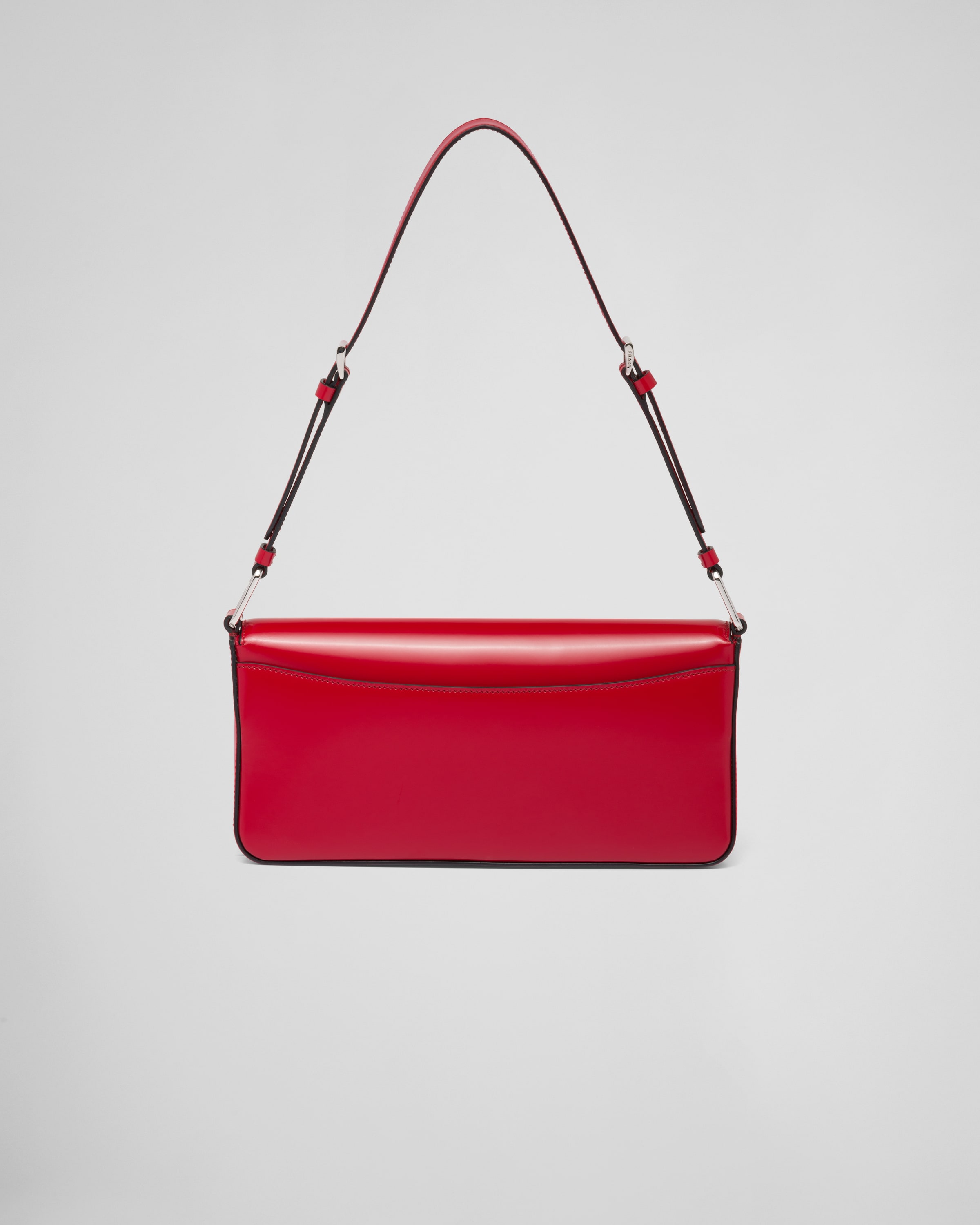 Scarlet Brushed Leather Prada Femme Bag | PRADA