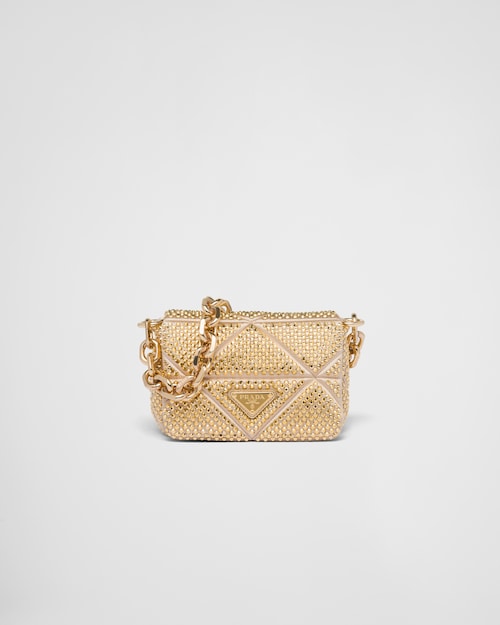 Prada Satin mini-bag with crystals 1