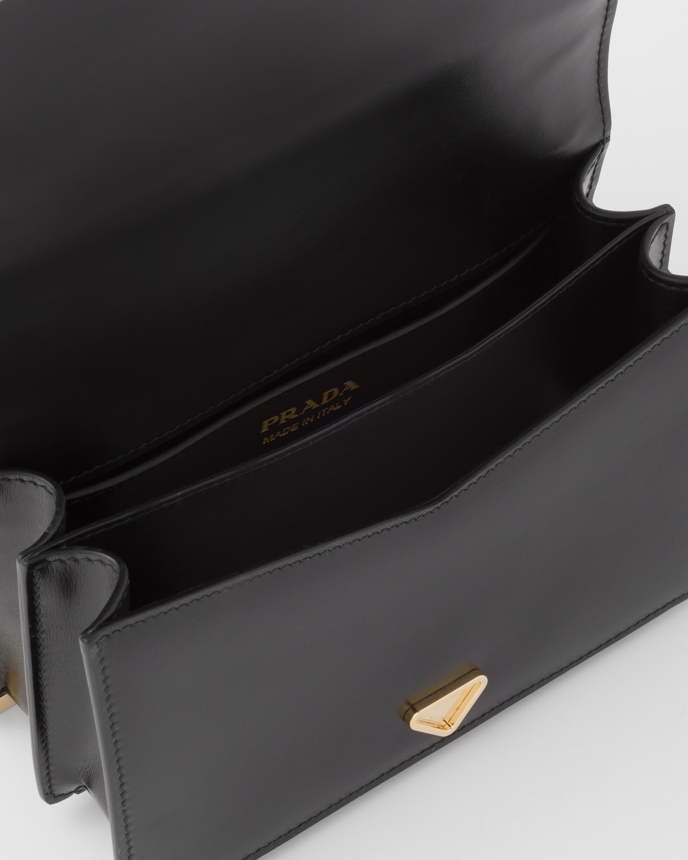 Black Leather shoulder bag Prada