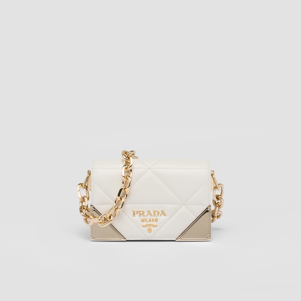 Prada Quilted nappa leather shoulder bag 1