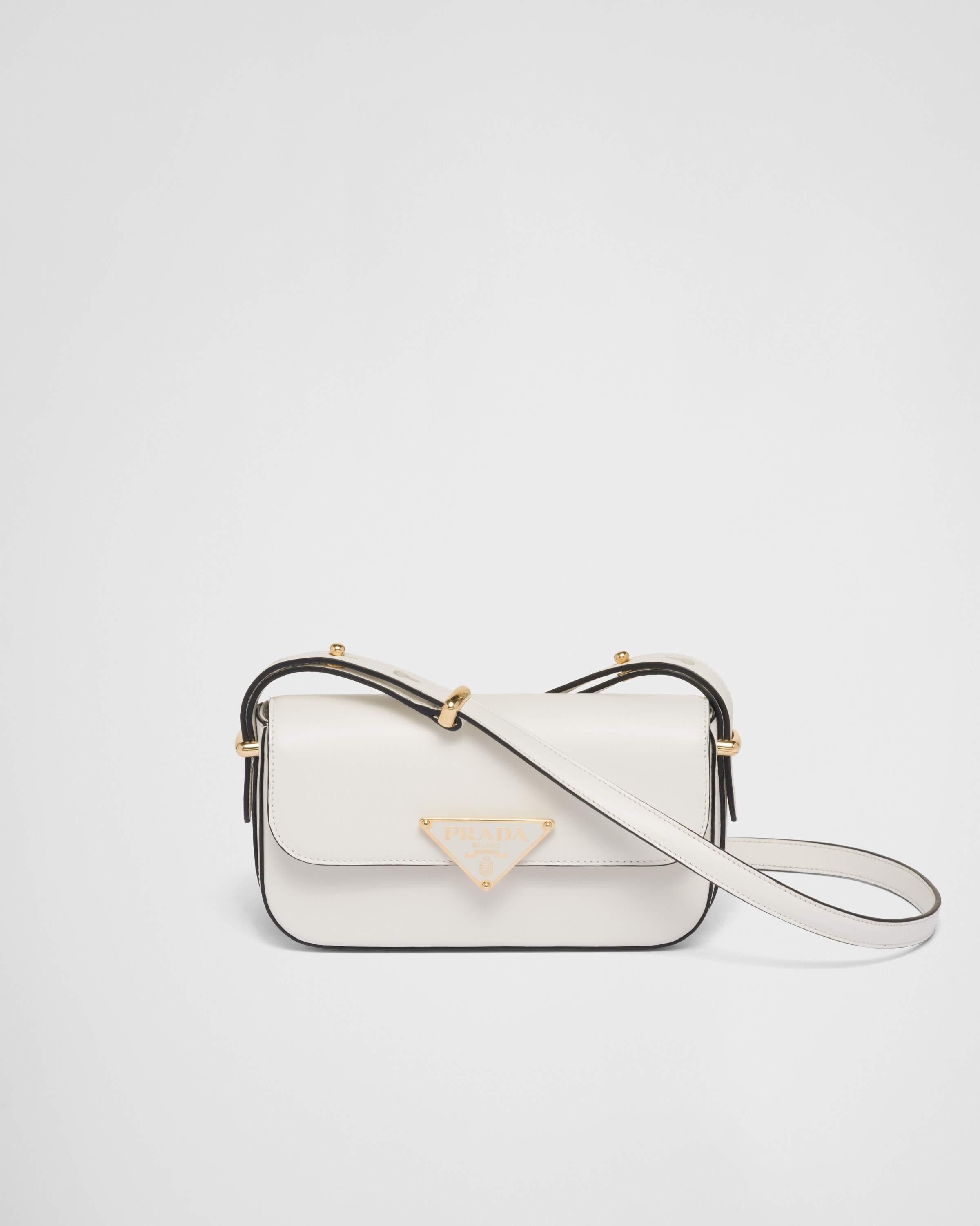 Prada Emblème Saffiano Leather Shoulder Bag