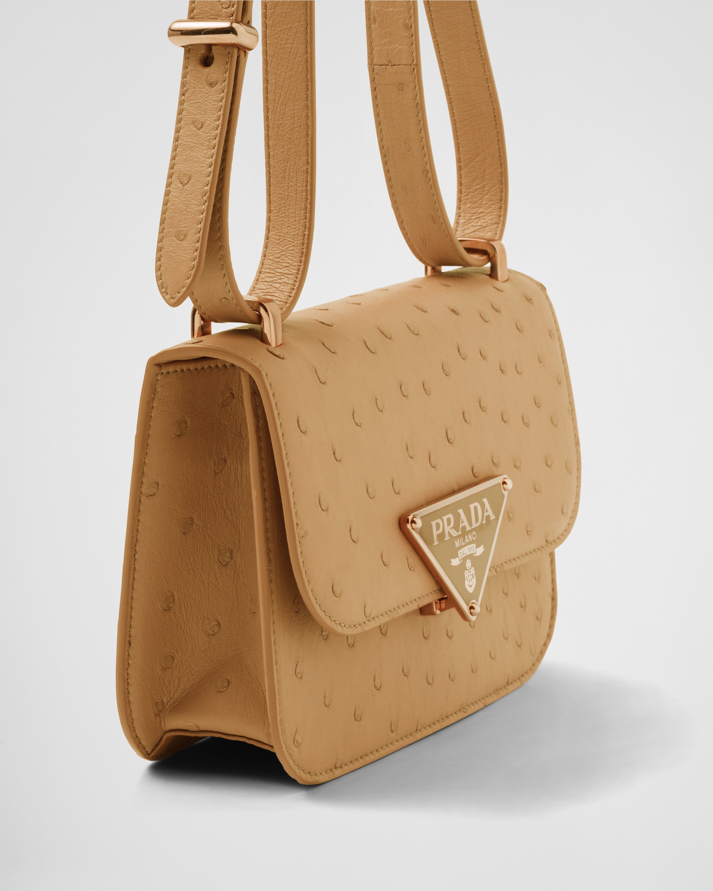 Ostrich clearance prada bag
