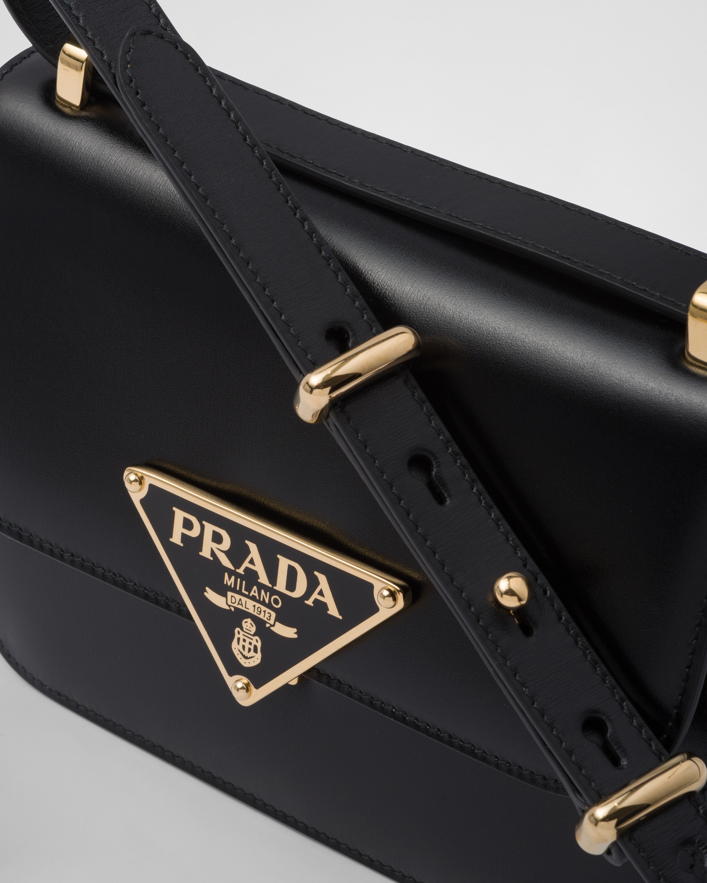 Prada emblème saffiano leather bag clearance