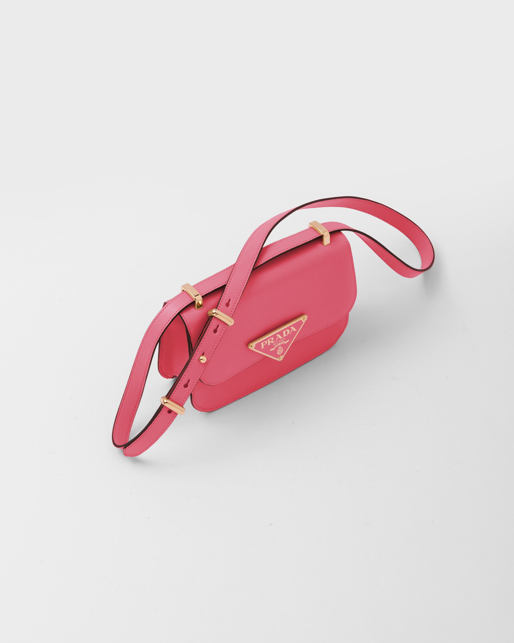 가죽 숄더백 베고니아 PRADA