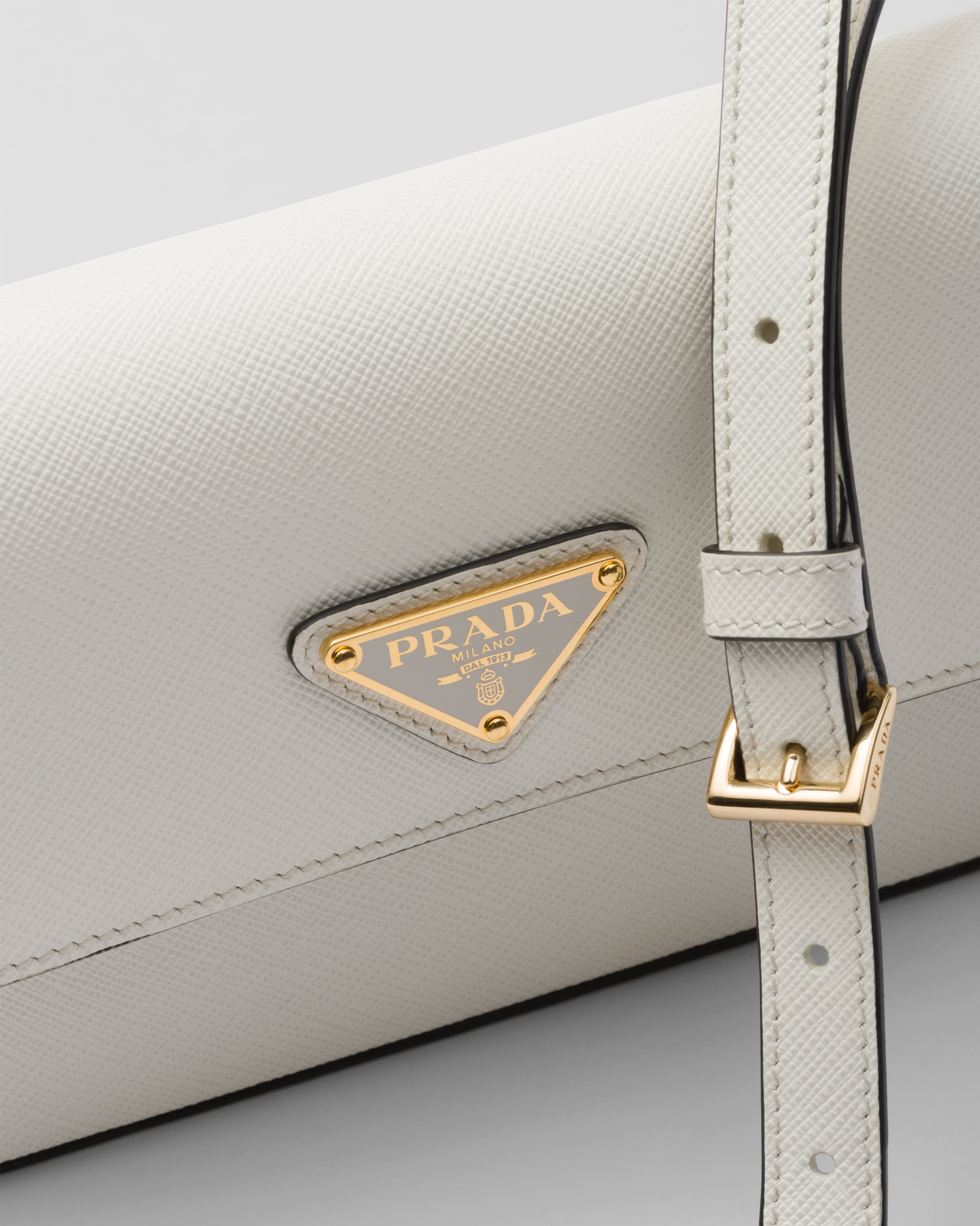 Prada saffiano top white