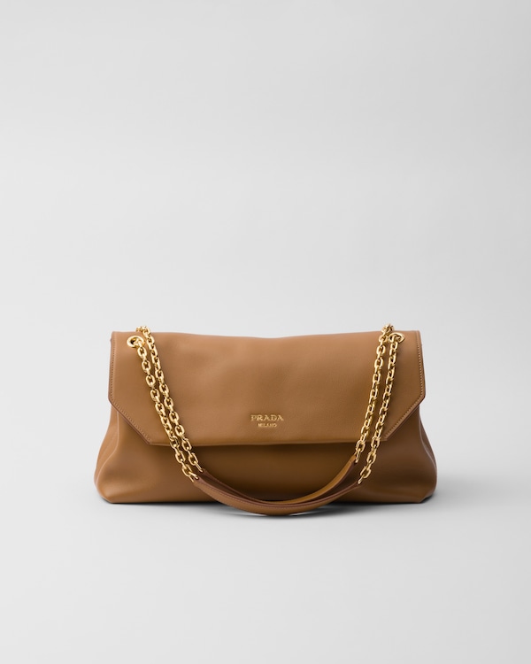 Prada Doux large leather shoulder bag - Caramel Prada Doux large leather shoulder bag - Caramel
