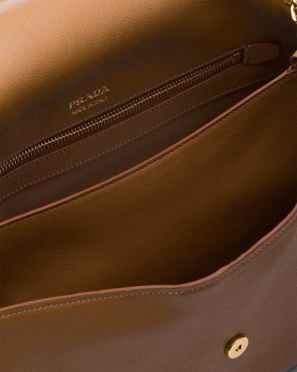 Prada Doux large leather shoulder bag - Caramel Prada Doux large leather shoulder bag - Caramel