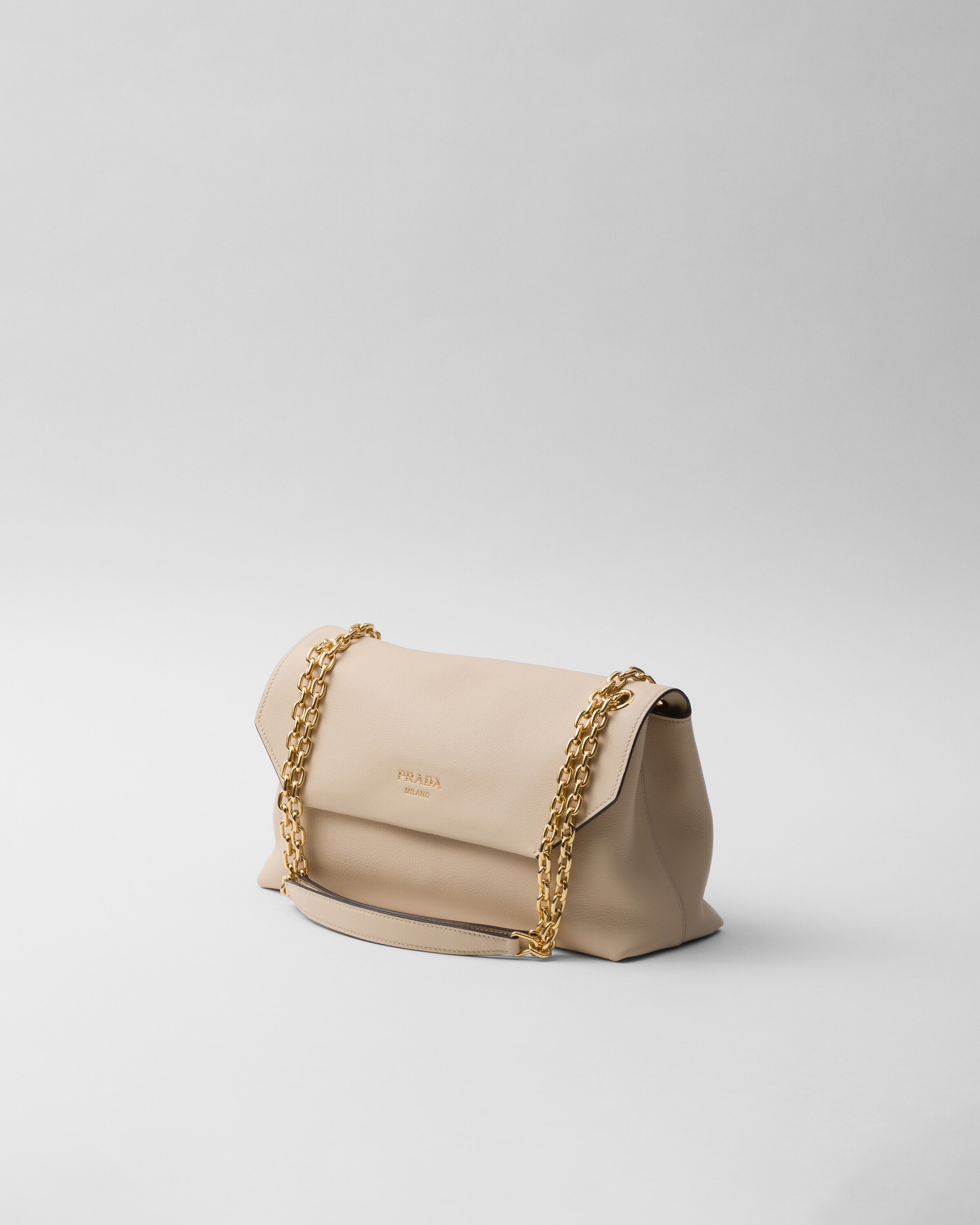 送料無料 通販 激安 Doux Prada Travertine medium PRADA | bag shoulder leather ニット/セーター