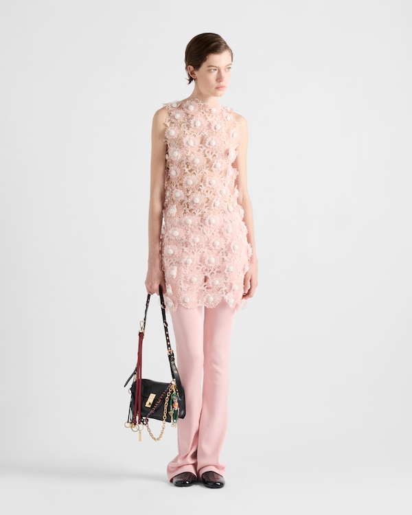 Prada Soft Sound小号皮革单肩包配饰件 Prada Soft Sound小号皮革单肩包配饰件