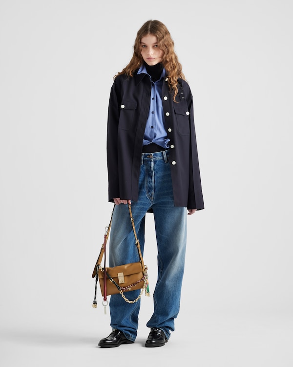 Prada Soft Sound small leather shoulder bag with charms Prada Soft Sound small leather shoulder bag with charms