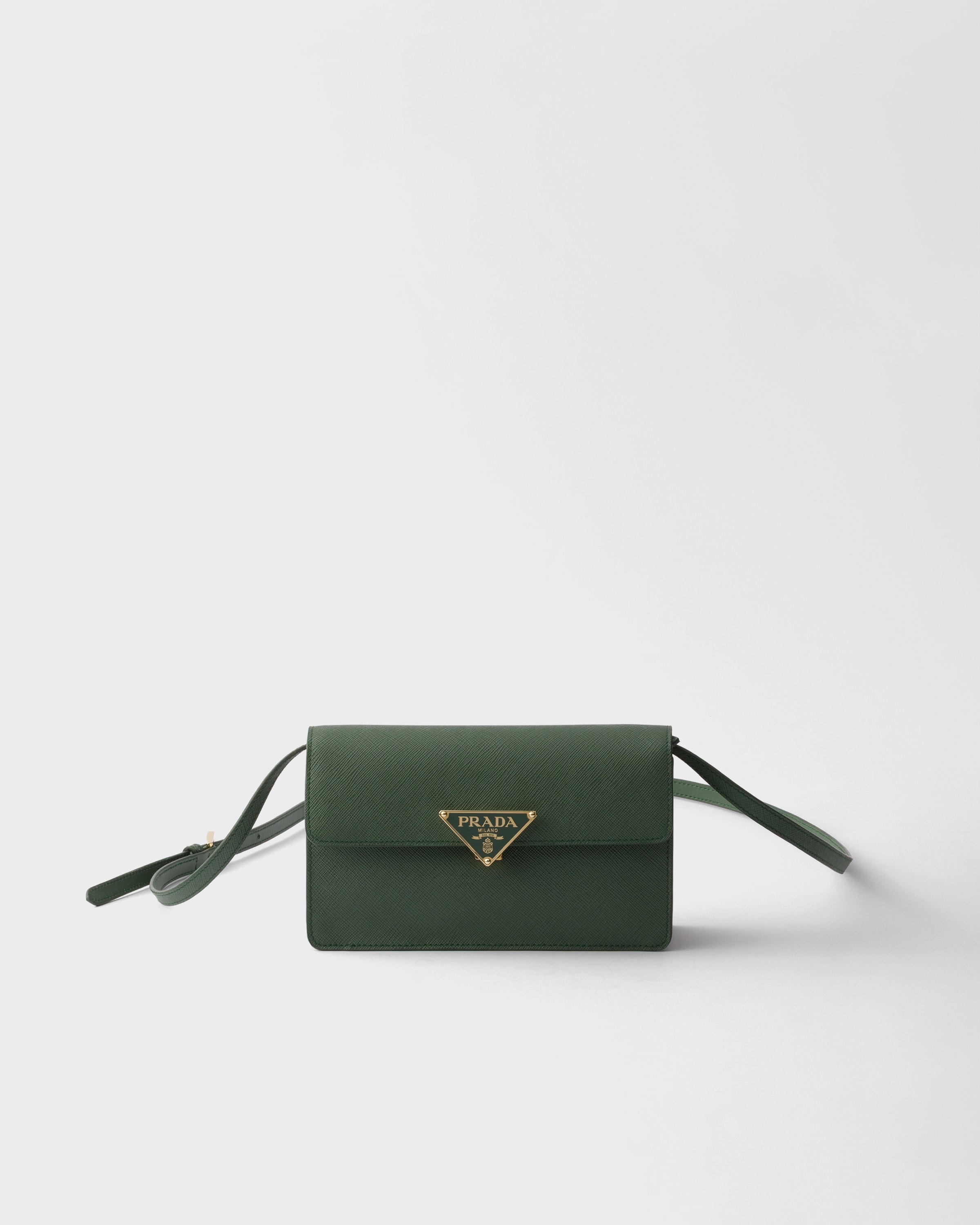 サルビアグリーン サフィアーノレザー ミニバッグ | PRADA