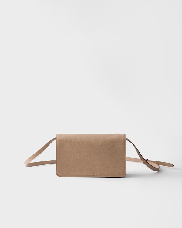 サフィアーノレザー ミニバッグ - カメオベージュ サフィアーノレザー ミニバッグ - カメオベージュ