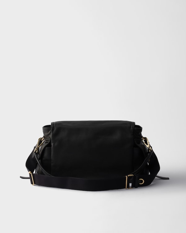 Prada Explore large nappa leather shoulder bag with flap Prada Explore large nappa leather shoulder bag with flap