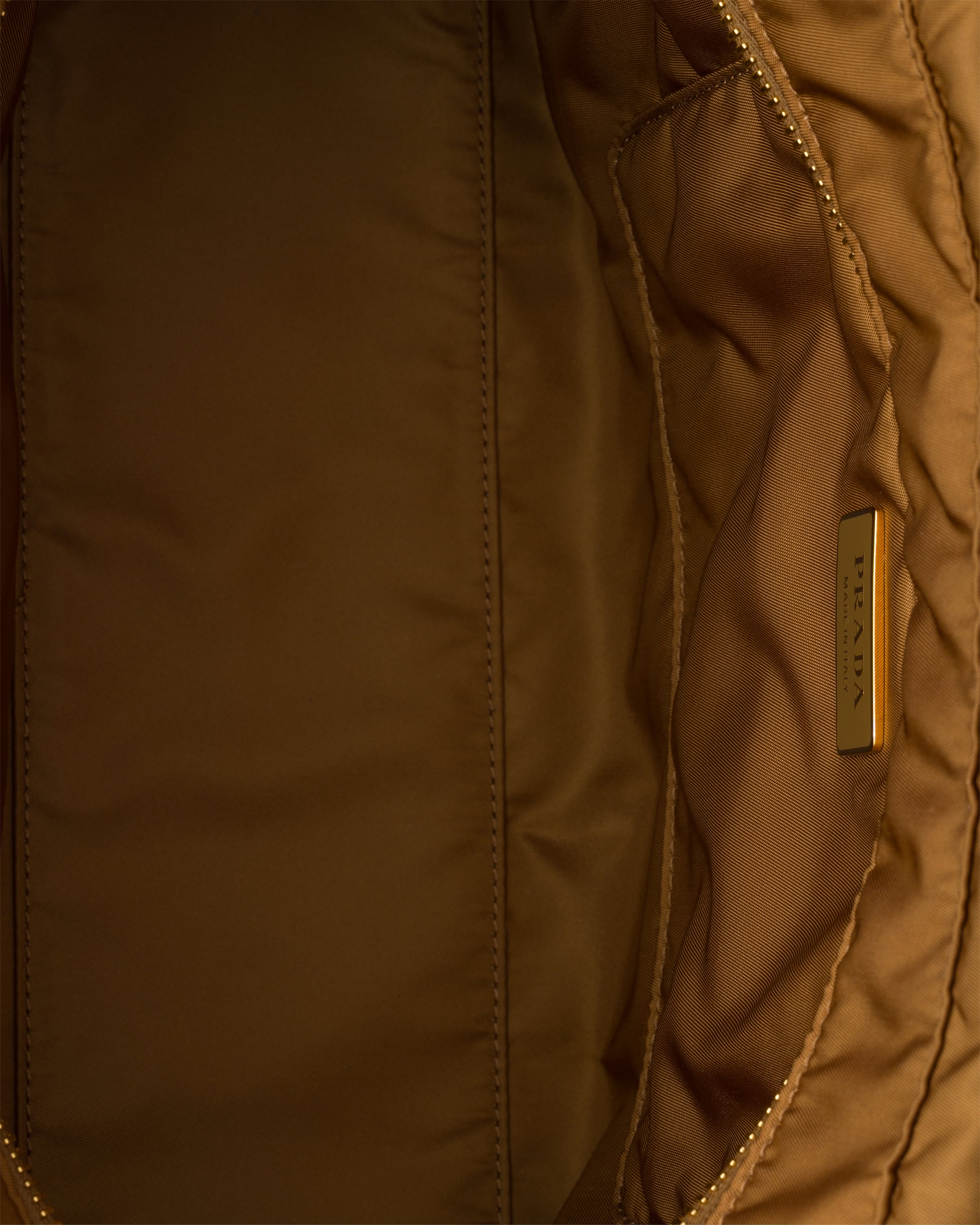 Prada Explore Large Re-nylon Shoulder Bag With Flap In Brown