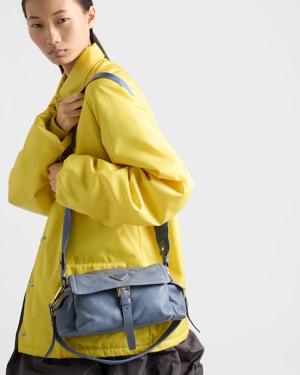 Borsa Prada Explore medium in nappa con pattina - Aviazione Borsa Prada Explore medium in nappa con pattina - Aviazione