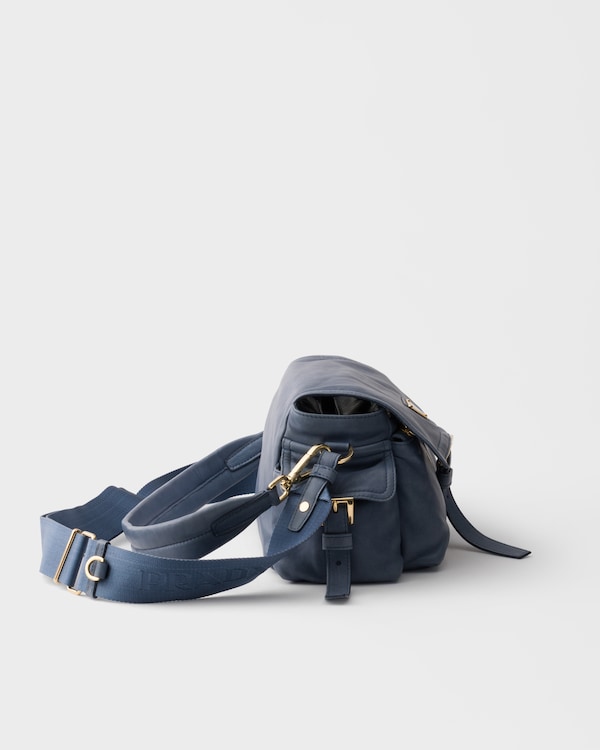 Borsa Prada Explore medium in nappa con pattina - Aviazione Borsa Prada Explore medium in nappa con pattina - Aviazione