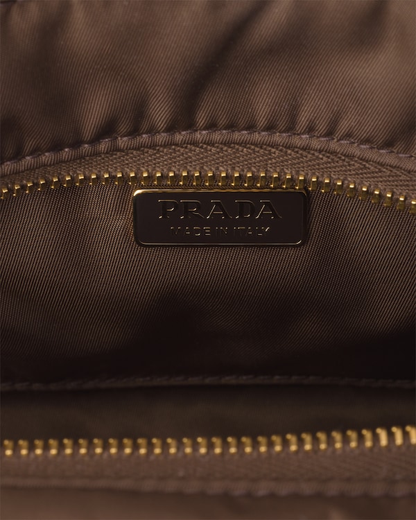 Prada Explore medium Re-Nylon shoulder bag with flap - Sienna Prada Explore medium Re-Nylon shoulder bag with flap - Sienna