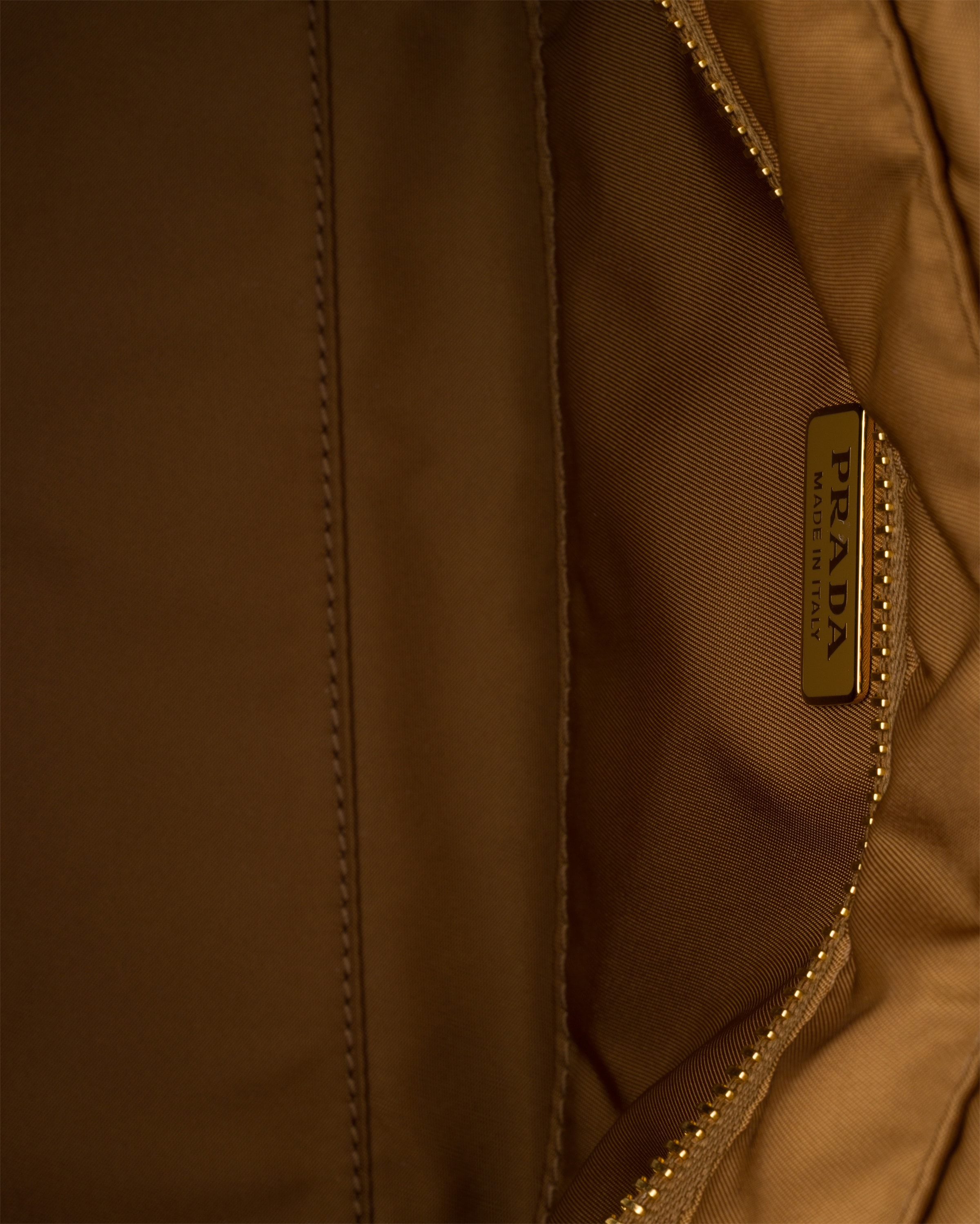Prada Explore Medium Re-nylon Shoulder Bag With Flap In Brown