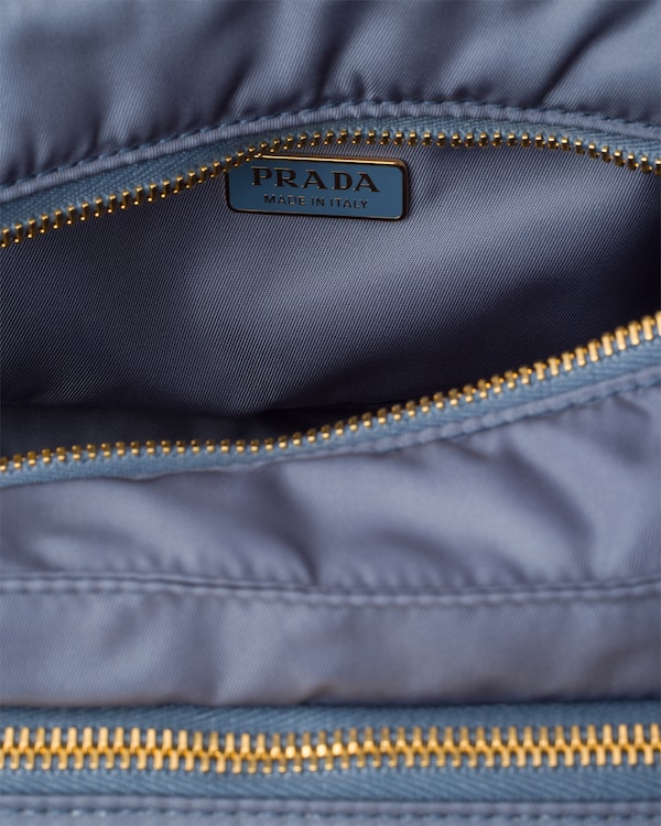 Prada Explore medium Re-Nylon shoulder bag with flap - Aviation Blue Prada Explore medium Re-Nylon shoulder bag with flap - Aviation Blue