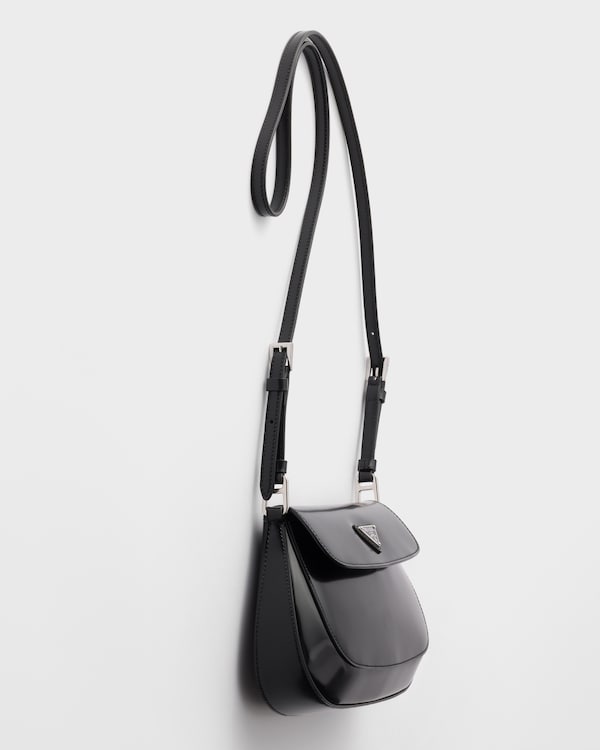 Sac porté épaule Prada Cleo en cuir brossé - Noir Sac porté épaule Prada Cleo en cuir brossé - Noir