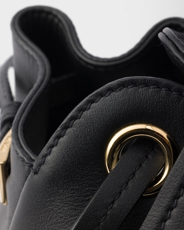 Prada Carry medium leather shoulder bag - Black Prada Carry medium leather shoulder bag - Black