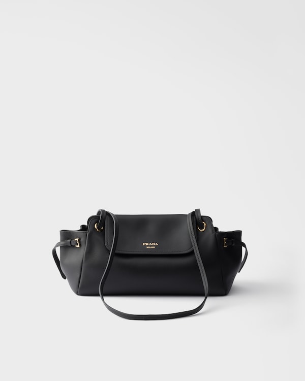 Prada Carry medium leather shoulder bag - Black Prada Carry medium leather shoulder bag - Black