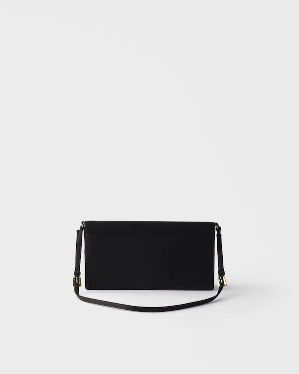 Satin mini shoulder bag - 블랙 Satin mini shoulder bag - 블랙