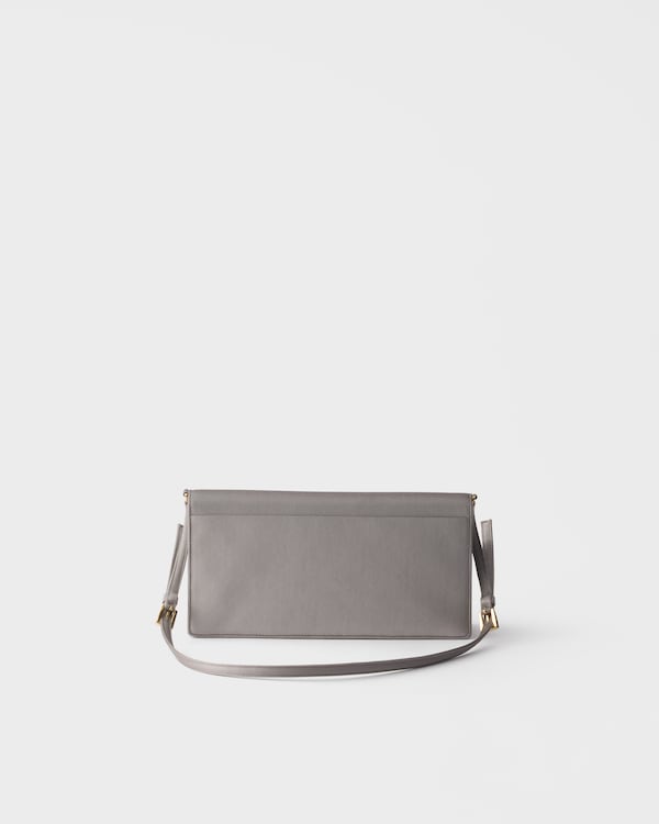 Satin mini shoulder bag - Graphite Satin mini shoulder bag - Graphite