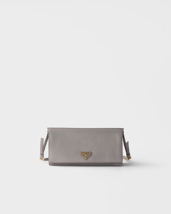 Satin mini shoulder bag - Graphite Satin mini shoulder bag - Graphite