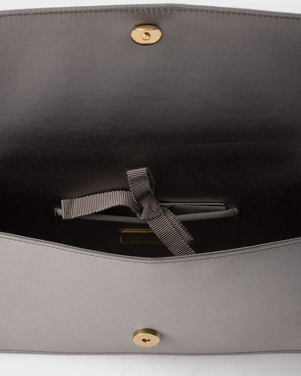 Satin mini shoulder bag - Graphite Satin mini shoulder bag - Graphite