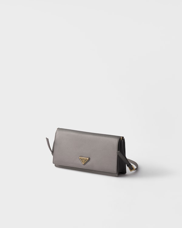 Satin mini shoulder bag - Graphite Satin mini shoulder bag - Graphite