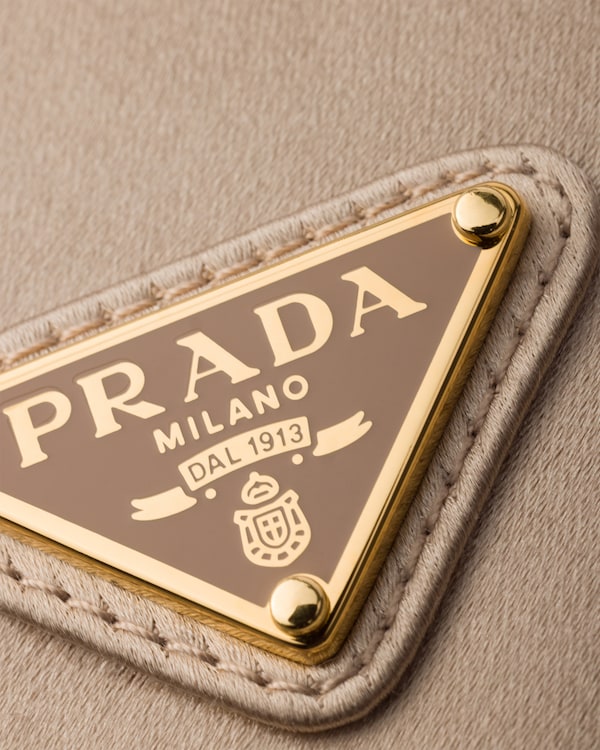 Satin mini shoulder bag - Cameo Satin mini shoulder bag - Cameo