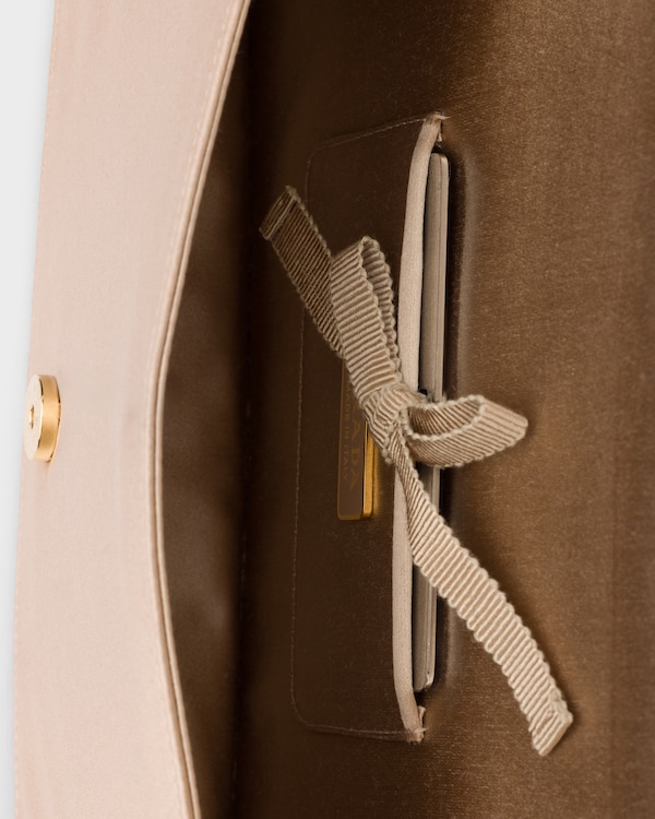 Satin mini shoulder bag - Cameo Satin mini shoulder bag - Cameo