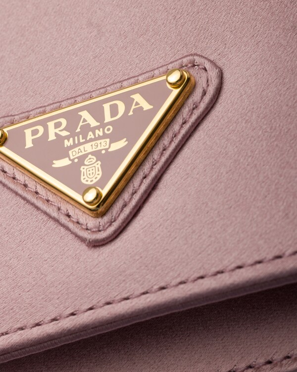 Satin mini shoulder bag - Alabaster Pink Satin mini shoulder bag - Alabaster Pink