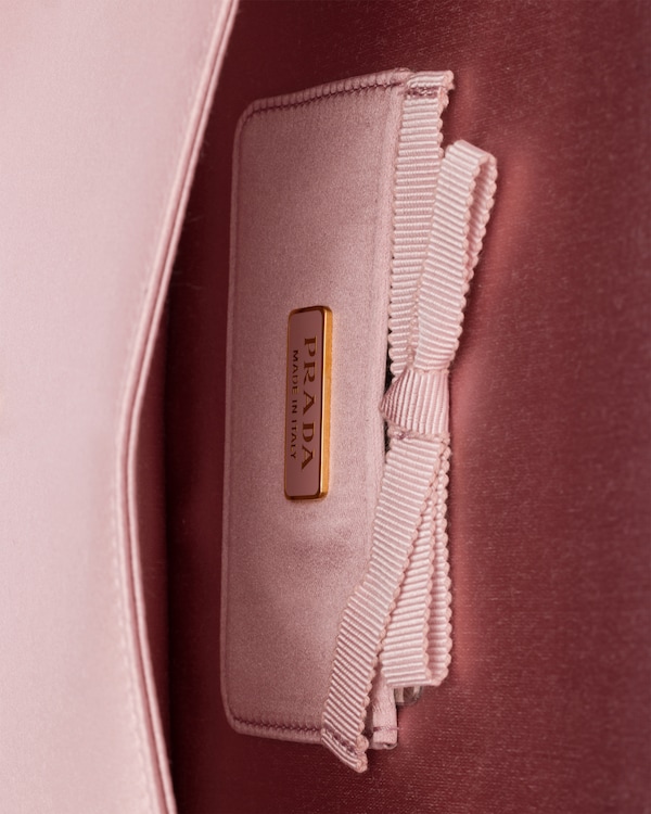 Satin mini shoulder bag - Alabaster Pink Satin mini shoulder bag - Alabaster Pink