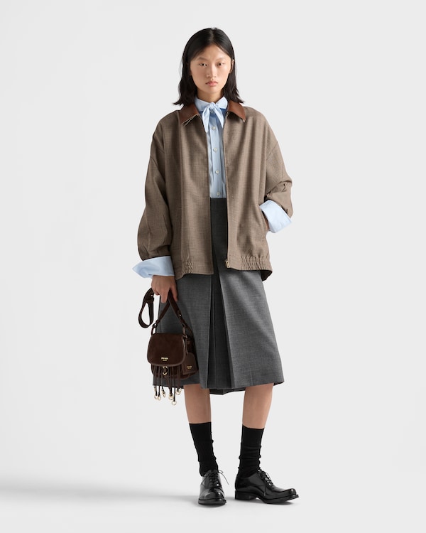 Prada Corsaire suede mini shoulder bag - Dark Brown Prada Corsaire suede mini shoulder bag - Dark Brown